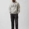 Sudadera con capucha para adultos Vintagesoft con logo Nap