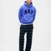Sudadera con capucha para adultos Vintagesoft con logo Nap
