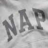 Sudadera con capucha para adultos Vintagesoft con logo Nap