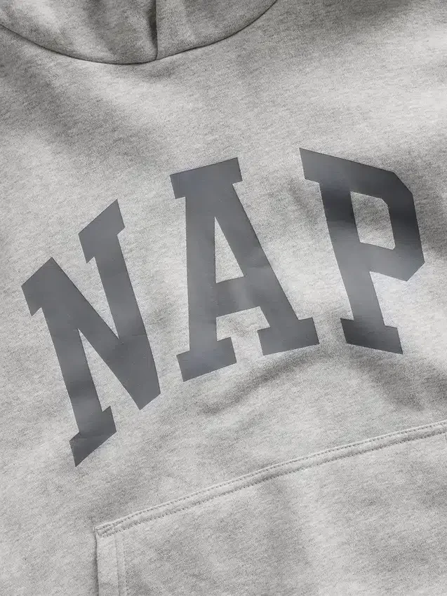 Sudadera con capucha para adultos Vintagesoft con logo Nap