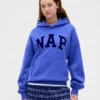 Sudadera con capucha para adultos Vintagesoft con logo Nap