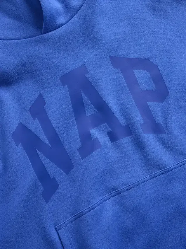 Sudadera con capucha para adultos Vintagesoft con logo Nap