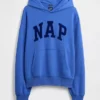 Sudadera con capucha para adultos Vintagesoft con logo Nap
