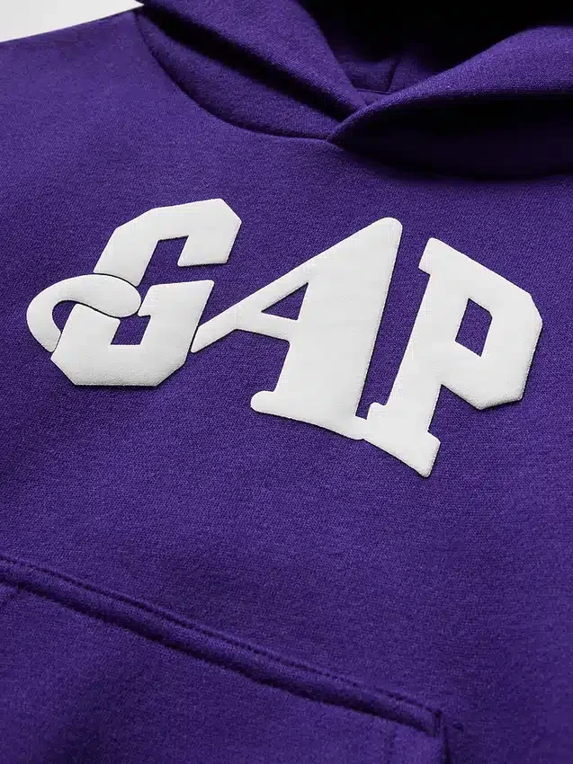 Sudadera con capucha para niños pequeños GAP × Awake Ny Vintagesoft con logotipo