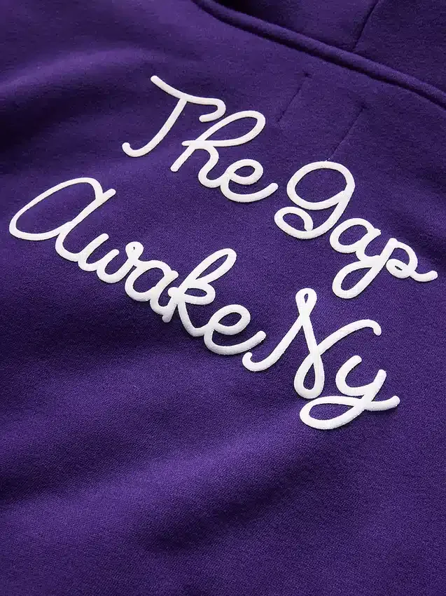 Sudadera con capucha para niños pequeños GAP × Awake Ny Vintagesoft con logotipo