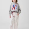 Sudadera con capucha para niños «Robert Indiana Love»