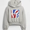 Sudadera con capucha para niños «Robert Indiana Love»