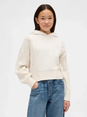 Sudadera con capucha para niños Vintagesoft de mezcla de materiales