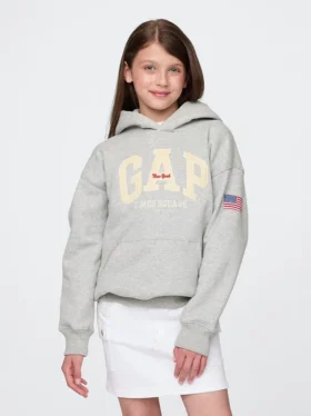 Sudadera con capucha Vintagesoft NYC Times Square para niños
