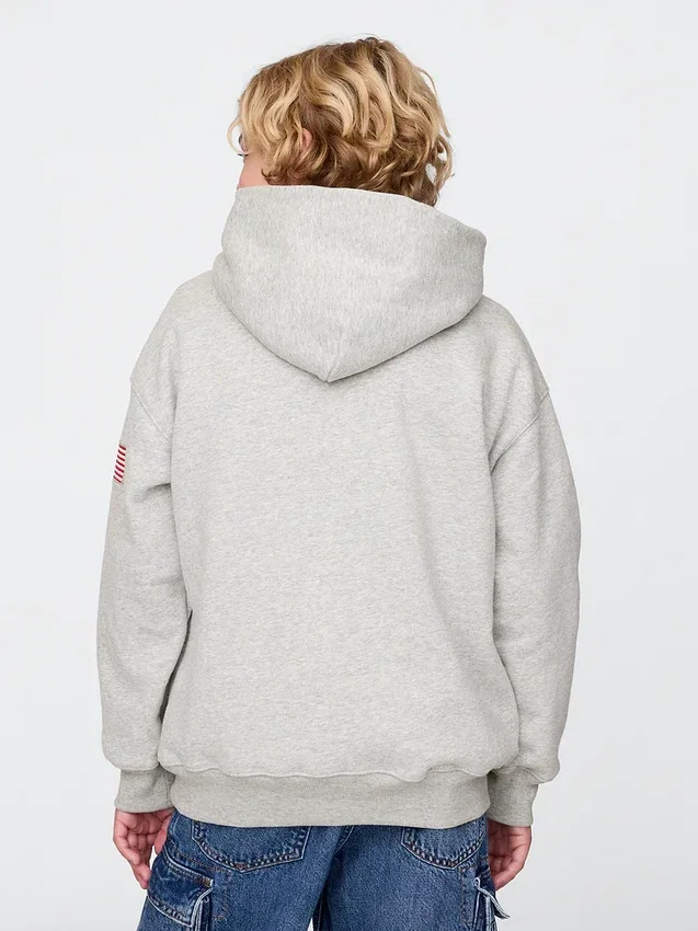Sudadera con capucha Vintagesoft NYC Times Square para niños