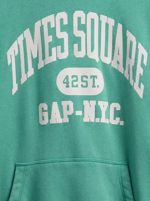 Sudadera con capucha Vintagesoft NYC Times Square para niños