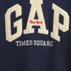 Sudadera con capucha Vintagesoft NYC Times Square para niños