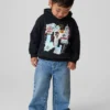Sudadera con capucha Vintagesoft para niños pequeños con diseño de Jean-Michel Basquiat