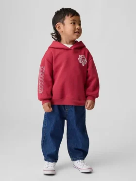 Sudadera con capucha Vintagesoft para niños pequeños de Keith Haring