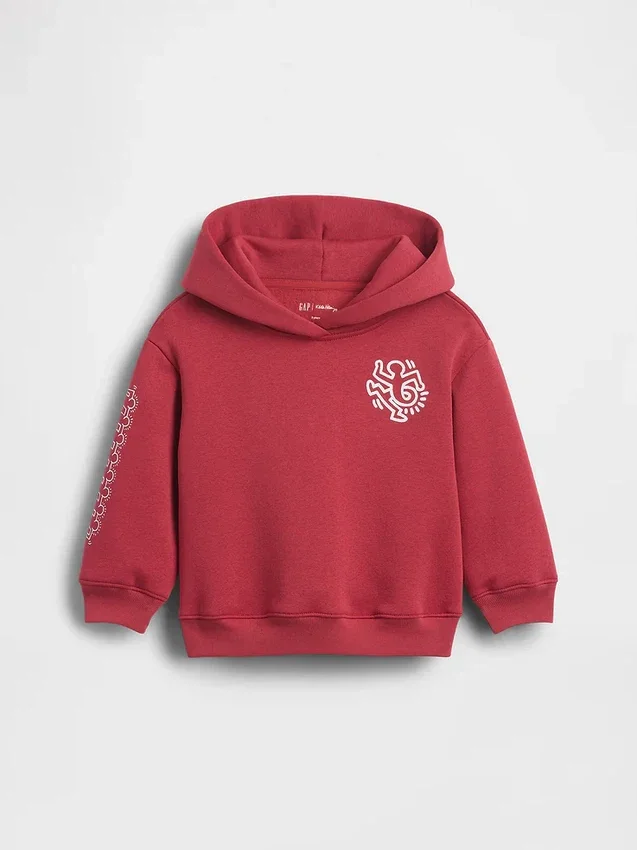 Sudadera con capucha Vintagesoft para niños pequeños de Keith Haring