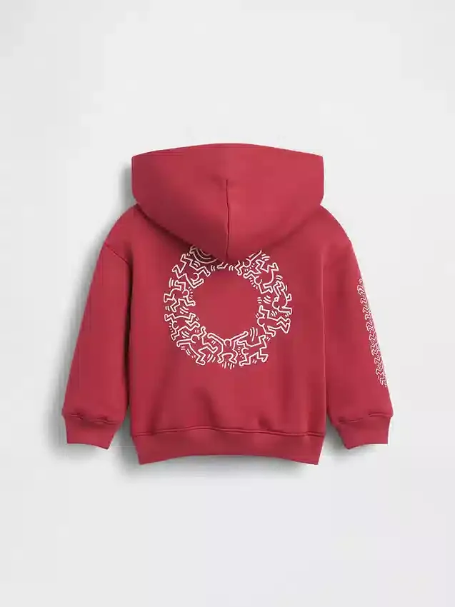 Sudadera con capucha Vintagesoft para niños pequeños de Keith Haring