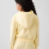 Sudadera con capucha y cremallera completa para niños Vintagesoft, de corte holgado y con ribete de encaje