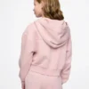 Sudadera con capucha y cremallera corta Vintagesoft para niños