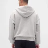 Sudadera con capucha y cremallera de felpa francesa extra gruesa para adultos
