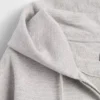 Sudadera con capucha y cremallera de felpa francesa extra gruesa para adultos
