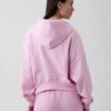 Sudadera con capucha y cremallera de felpa Vintagesoft