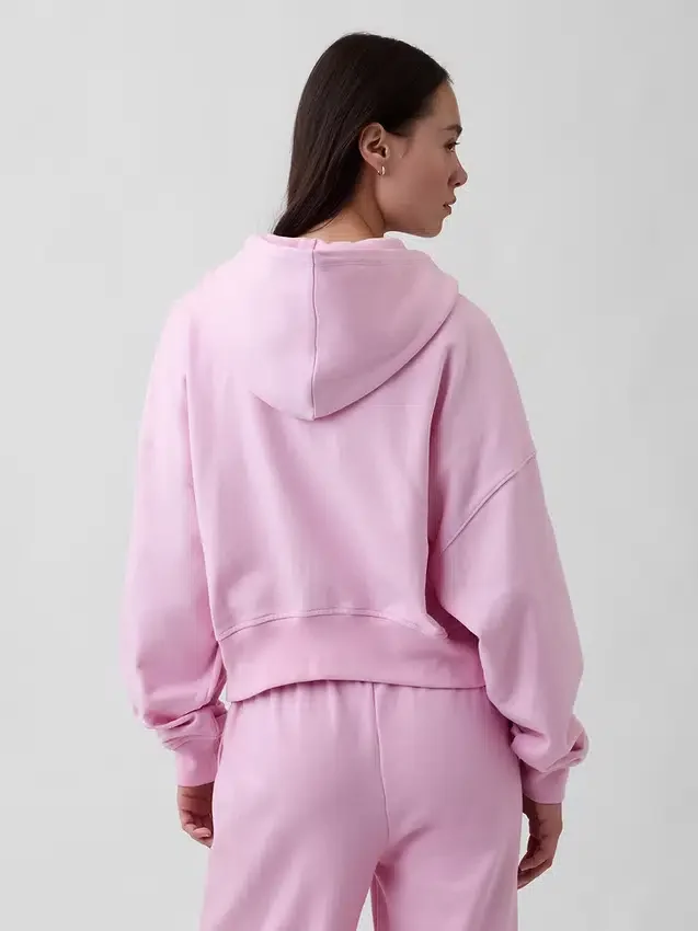 Sudadera con capucha y cremallera de felpa Vintagesoft