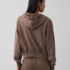 Sudadera con capucha y cremallera de felpa Vintagesoft