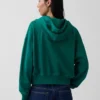 Sudadera con capucha y cremallera de felpa Vintagesoft