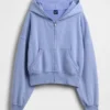 Sudadera con capucha y cremallera de felpa Vintagesoft