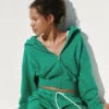 Sudadera con capucha y cremallera de felpa Vintagesoft