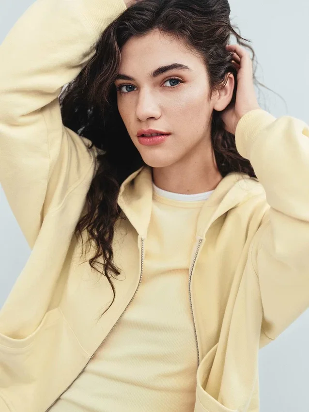 Sudadera con capucha y cremallera de felpa Vintagesoft