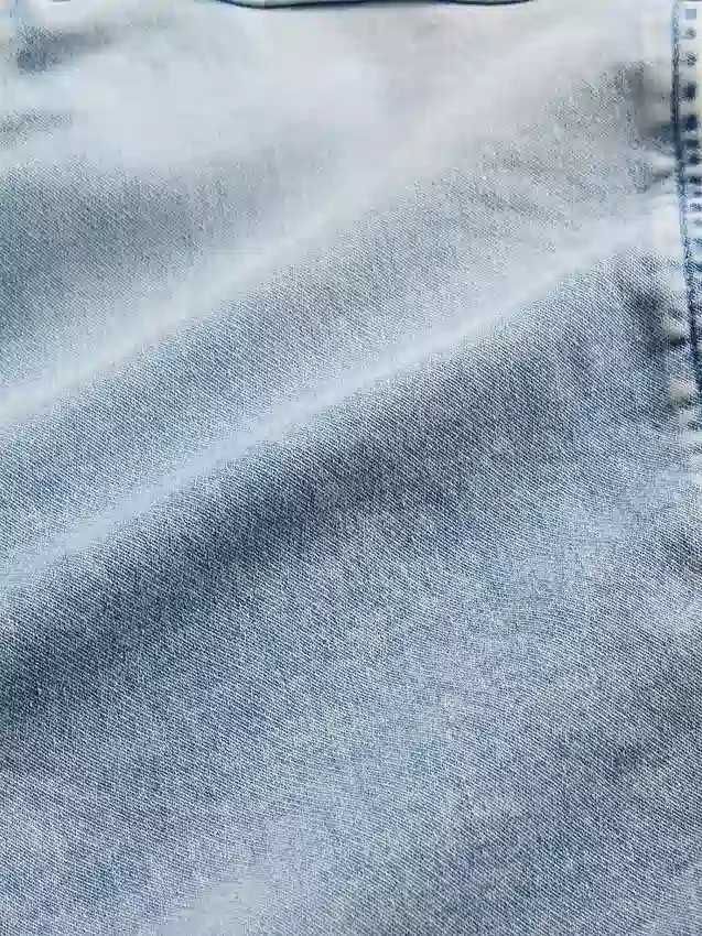 Sudadera con capucha y cremallera de mezclilla de punto para niños