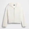 Sudadera con capucha y cremallera de punto Shaker oversize de CashSoft