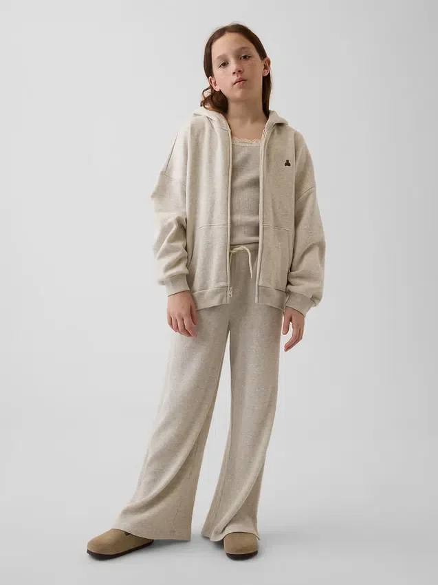 Sudadera con capucha y cremallera extragrande Vintagesoft para niños