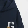 Sudadera con capucha y cremallera extragrande Vintagesoft para niños