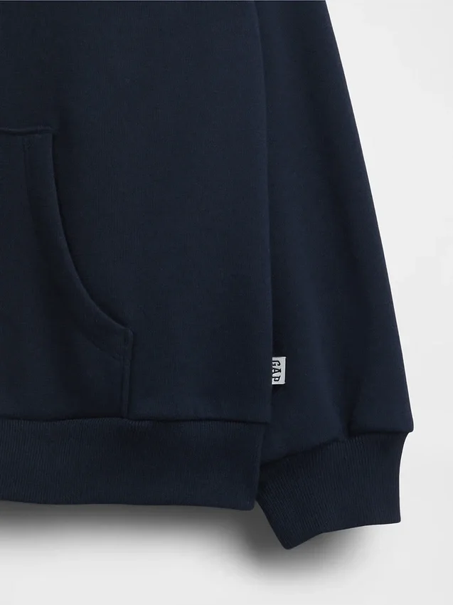 Sudadera con capucha y cremallera extragrande Vintagesoft para niños