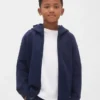 Sudadera con capucha y cremallera GapFit Tech de secado rápido para niños