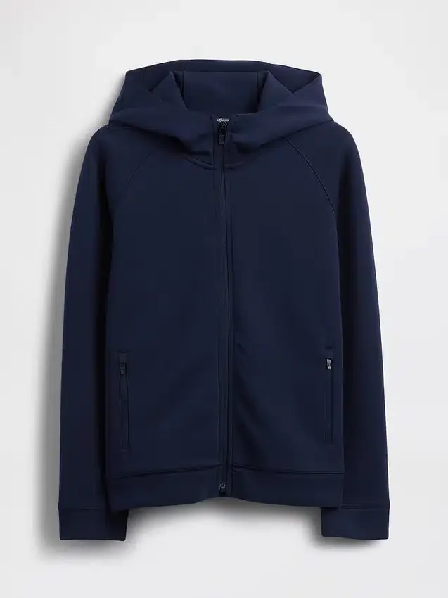 Sudadera con capucha y cremallera GapFit Tech de secado rápido para niños