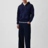 Sudadera con capucha y cremallera holgada Vintagesoft para adultos
