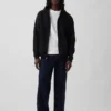 Sudadera con capucha y cremallera holgada Vintagesoft para adultos