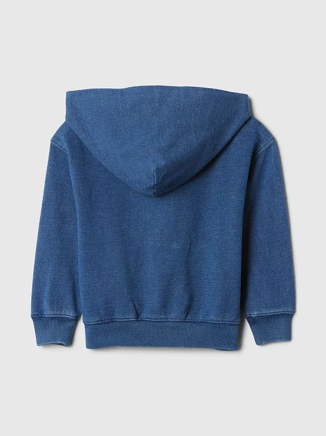 Sudadera con capucha y cremallera holgada Vintagesoft para Bebé y Niño