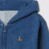 Sudadera con capucha y cremallera holgada Vintagesoft para Bebé y Niño