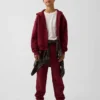 Sudadera con capucha y cremallera holgada Vintagesoft para niños