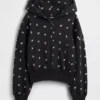 Sudadera con capucha y cremallera oversize con logo Vintagesoft para niños
