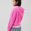 Sudadera con capucha y cremallera oversize con logo Vintagesoft para niños