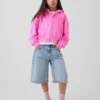 Sudadera con capucha y cremallera oversize con logo Vintagesoft para niños