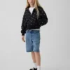 Sudadera con capucha y cremallera oversize con logo Vintagesoft para niños