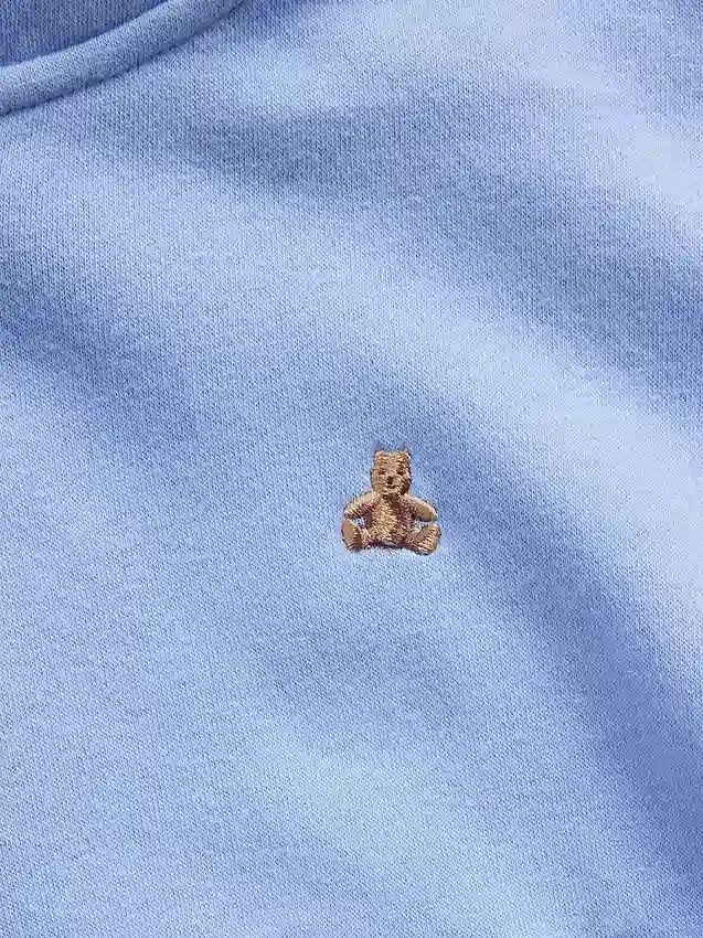 Sudadera con capucha y cremallera oversize con logo Vintagesoft para niños