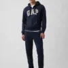Sudadera con capucha y cremallera para adultos Vintagesoft Arch Logo