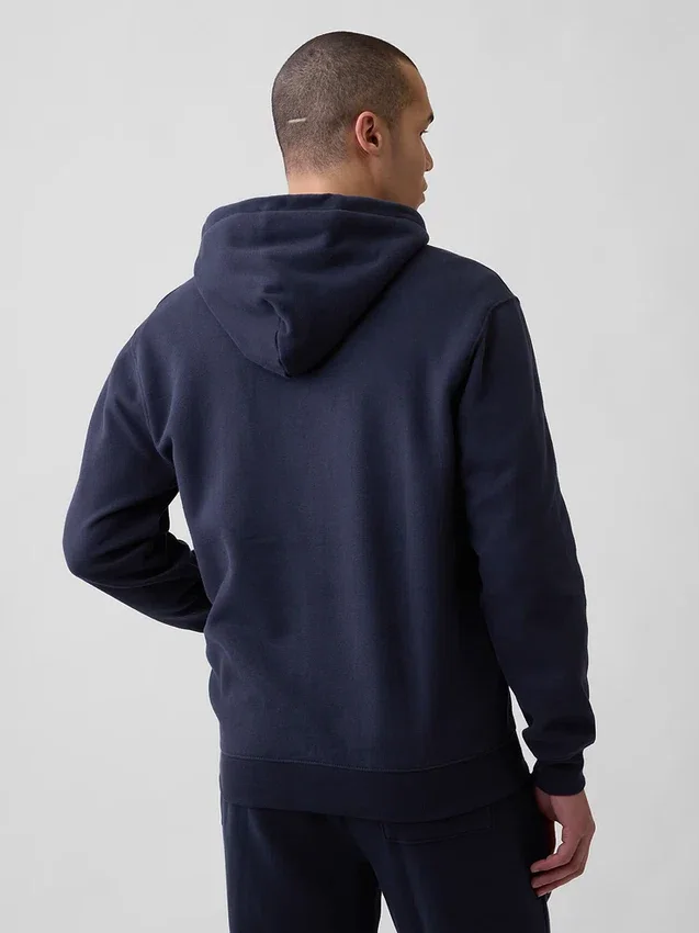 Sudadera con capucha y cremallera para adultos Vintagesoft Arch Logo